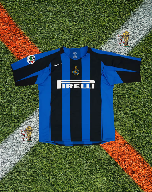Inter Milan 2004-2005 Home Jersey – Adriano #10 - "Total90" Edition