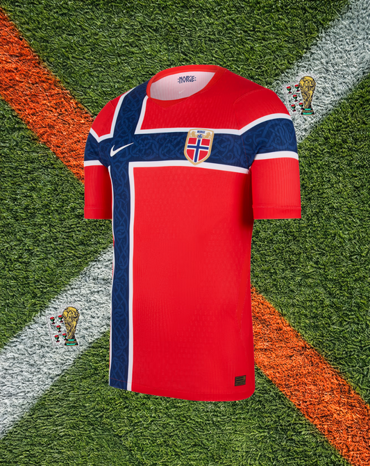 Norway 2026 Home Jersey – "Nordic Heritage" World Cup Edition