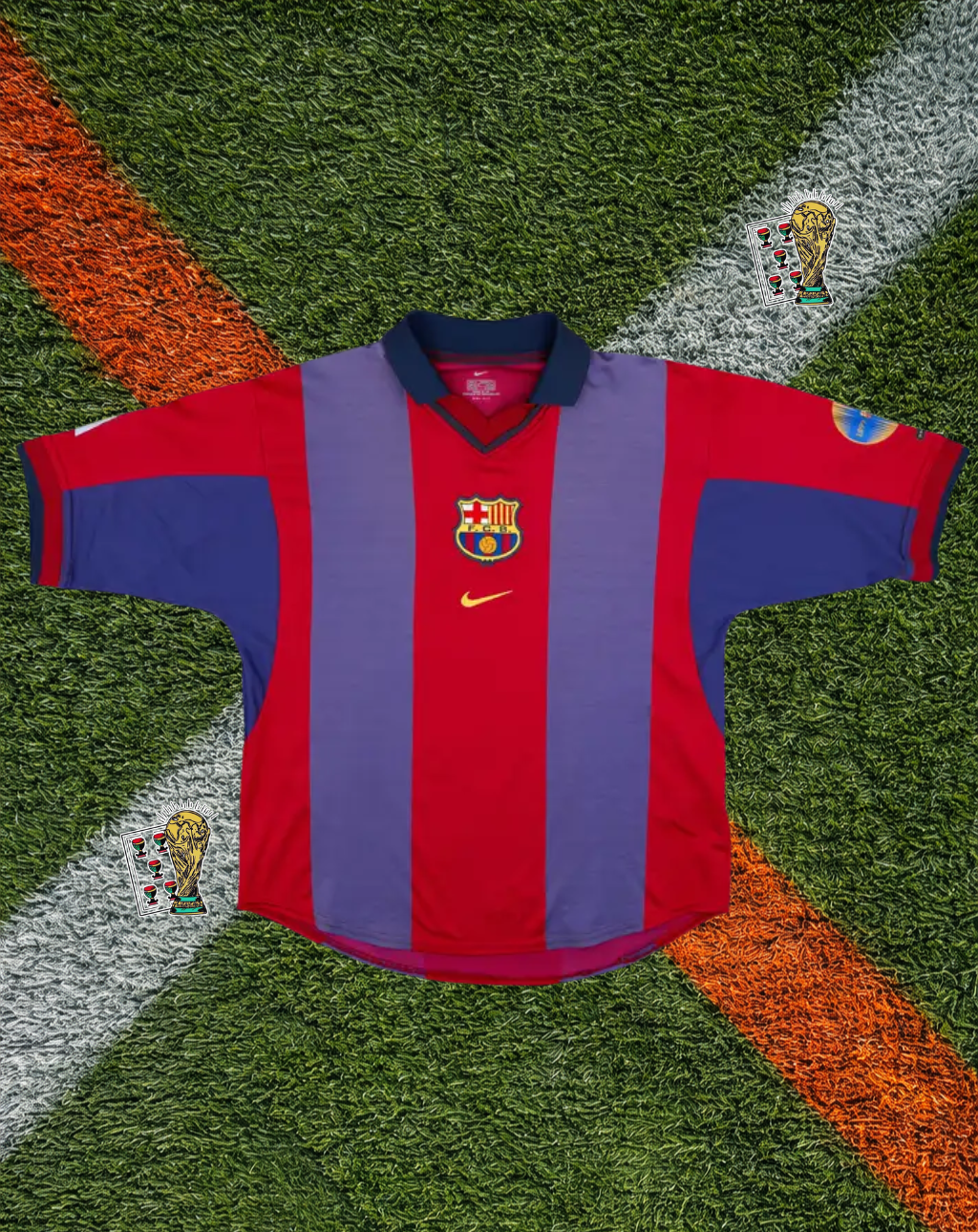 FC Barcelona 1998–99 Home Rivaldo #10 – Nike Blaugrana Classic Football Shirt