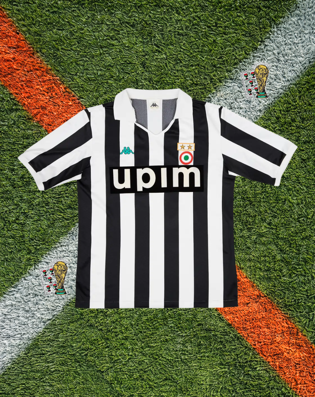 Juventus 1990–91 Home Jersey – #10- Kappa Upim Era Classic