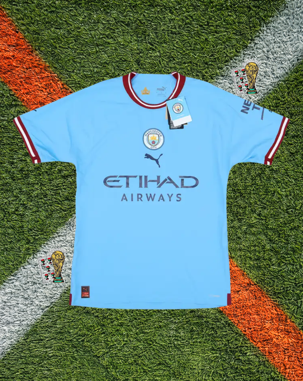 Manchester City 2022-23 Home Jersey – Haaland #9 – Puma Treble Winners Edition