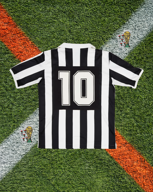 Juventus 1990–91 Home Jersey – #10- Kappa Upim Era Classic