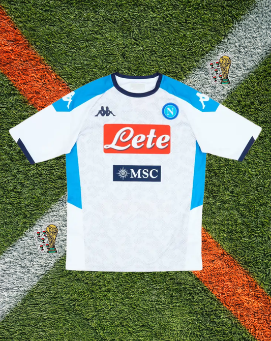 SSC Napoli 2019-2020 Third Jersey – Kappa "White Camo" Edition