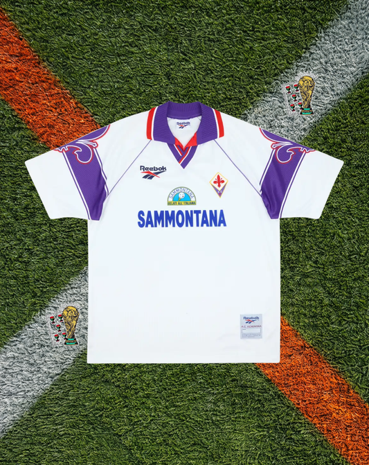 Fiorentina 95/96 Away Kit – Batistuta #9 Sammontana Era Retro Jersey