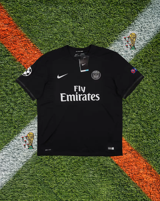 Paris Saint-Germain 2015/16 Third Jersey- Di María #11 – Black Nike Fly Emirates