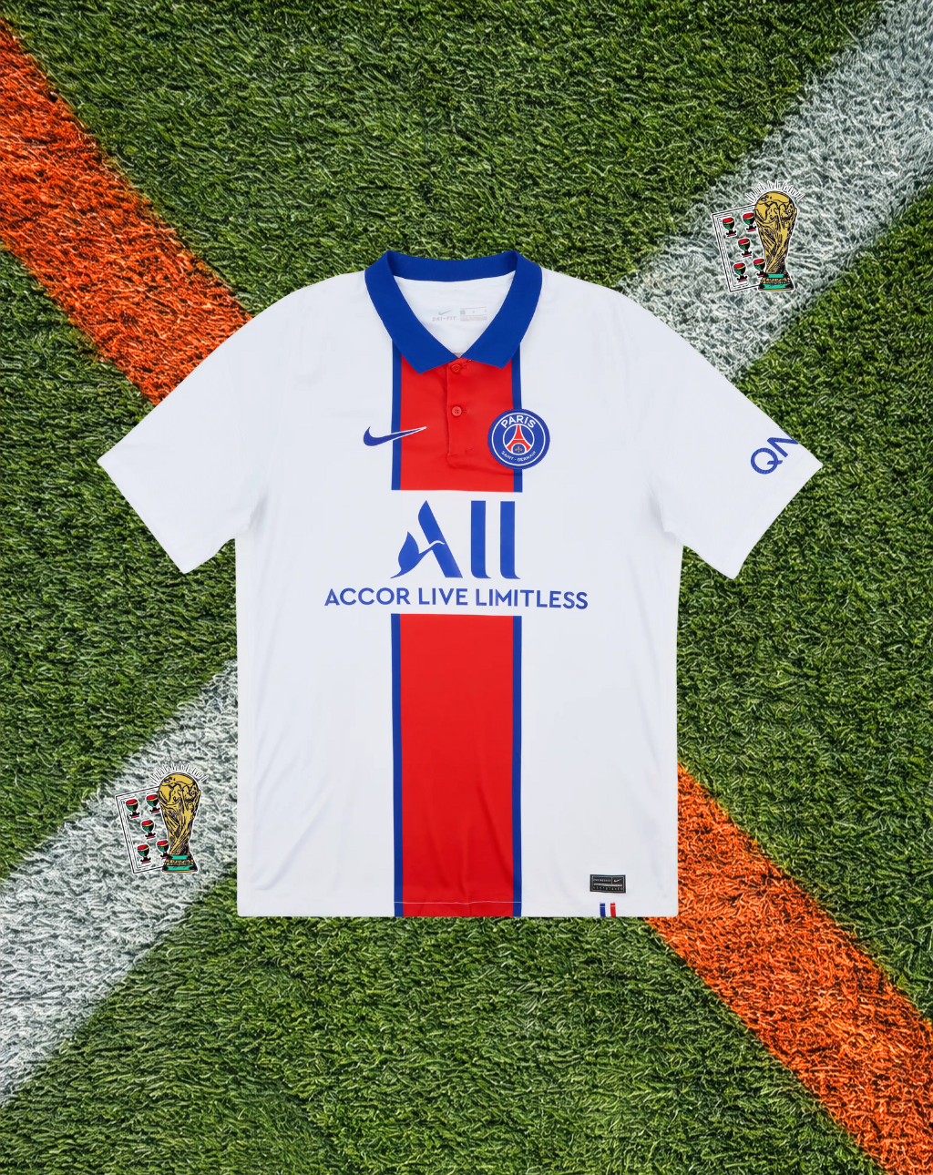 Paris Saint-Germain 2020–21 Away Neymar Jr #10  – White Nike ALL Edition