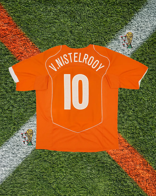 Netherlands 2004 Home Jersey – V. Nistelrooy #10 – Classic Oranje Era