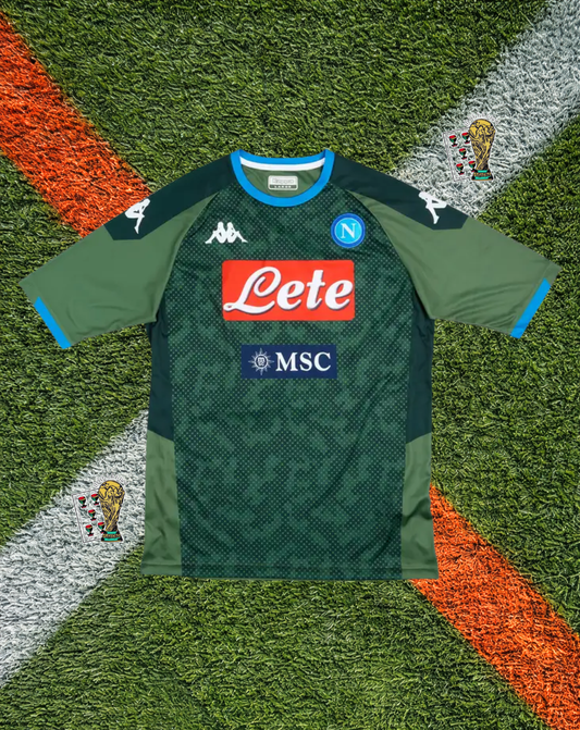 SSC Napoli 2019-2020 Away Jersey – "Marine Green" Kombat Gara Edition