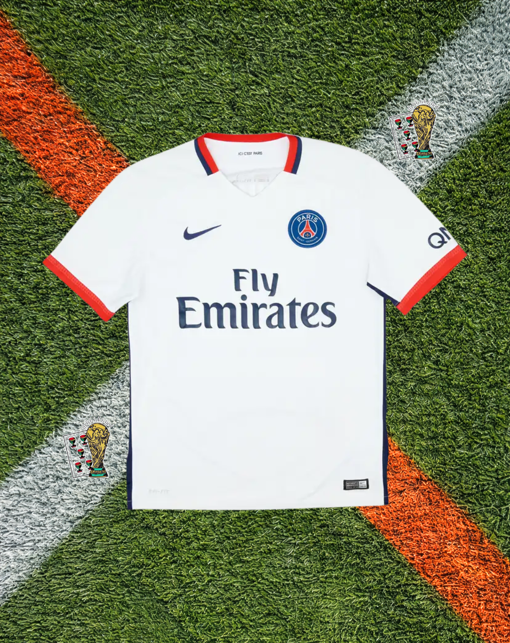 Paris Saint-Germain 2015-16 Away – Ibrahimović #10 – White Nike PSG Jersey