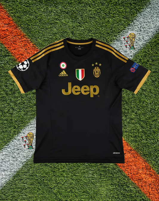 Juventus 2015–16 Third Jersey- Pogba #10 – Black & Gold Champions Edition