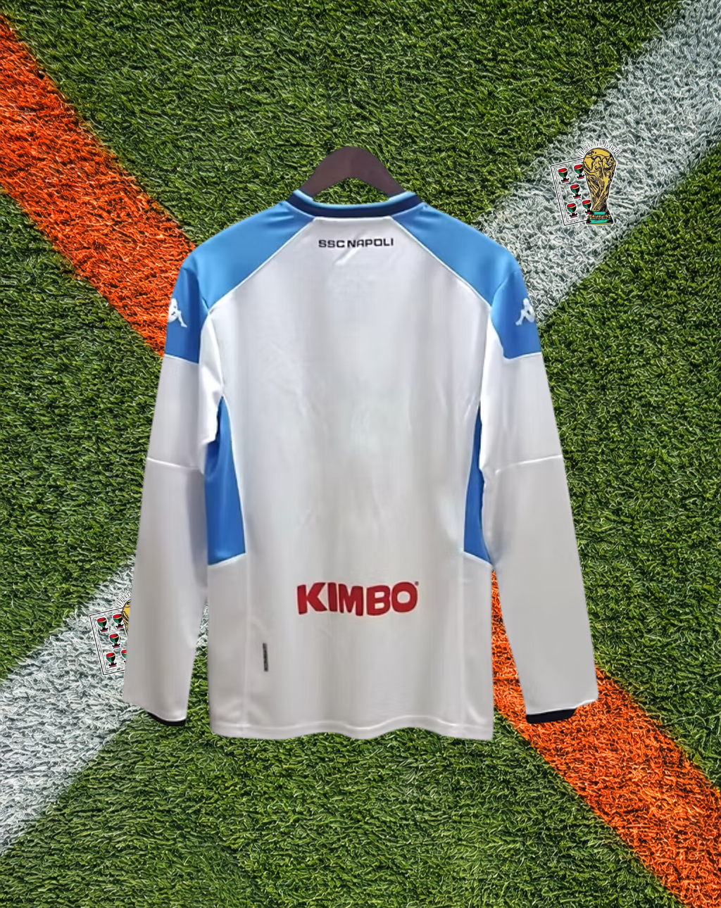 SSC Napoli 2019-2020 Third Jersey – Kappa "White Camo" Long Sleeve Edition