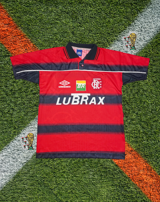 CR Flamengo 1995-1996 Home Jersey – Umbro "Lubrax" Romário #11 Edition