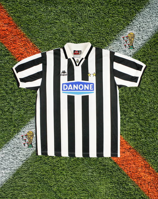 Juventus 1994–95 Home Jersey – Danone Era Classic- #10 Iconic Bianconeri Stripes