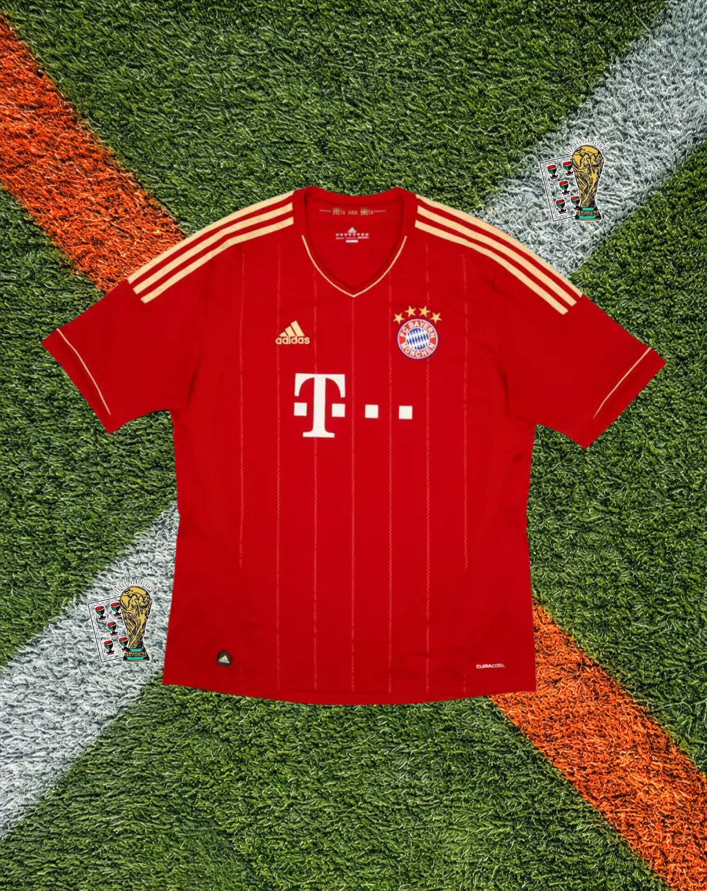 FC Bayern Munich 2011-12 Home Jersey – Lahm #21 – "Gold & Red" Edition