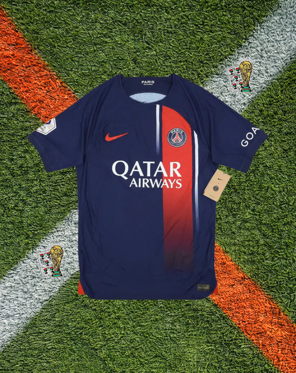 Paris Saint-Germain 2023-24 Home – Mbappé #7 – Nike PSG Blue Jersey