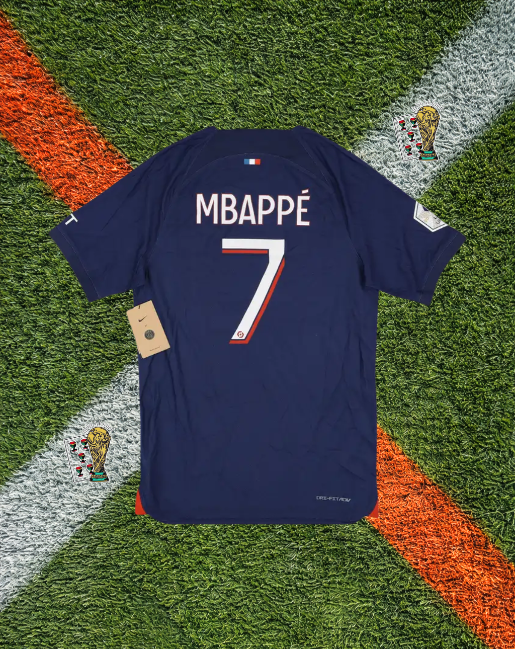Paris Saint-Germain 2023-24 Home – Mbappé #7 – Nike PSG Blue Jersey