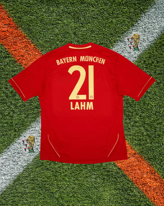 FC Bayern Munich 2011-12 Home Jersey – Lahm #21 – "Gold & Red" Edition