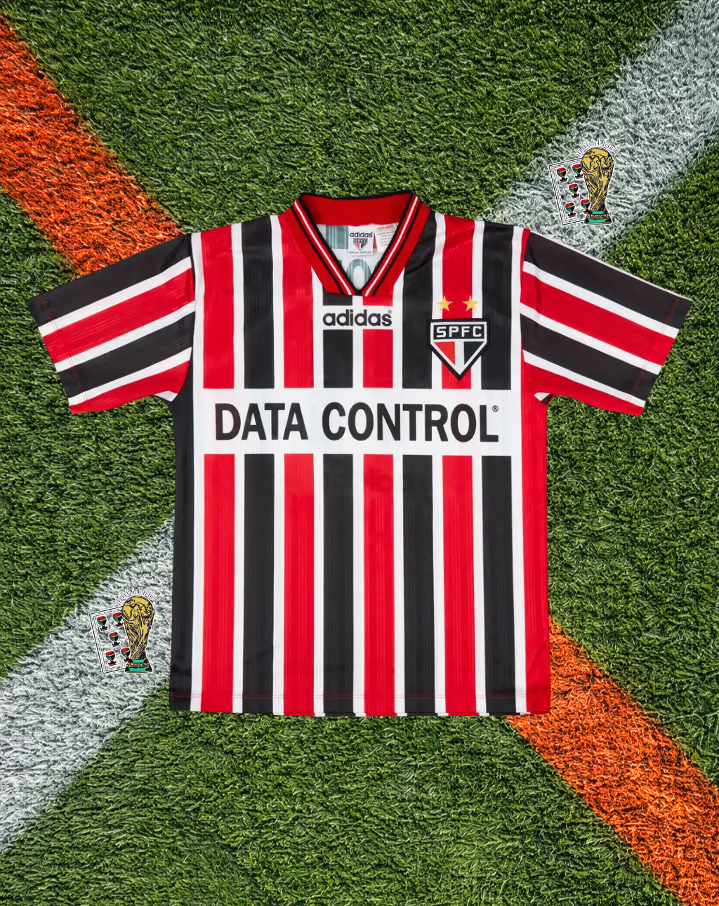 São Paulo FC 1996 Away Jersey – Adidas "Data Control" Denílson #11 Edition