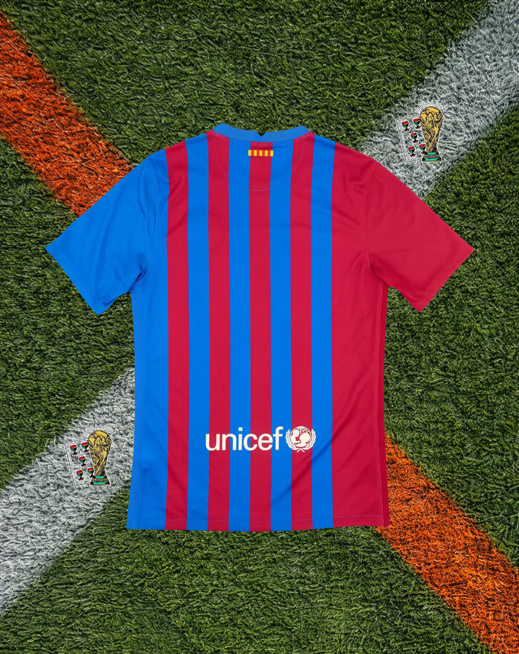 FC Barcelona 2021–22 Home – Nike Blaugrana Half-and-Half Classic Football Shirt Spotify Precursor Edition