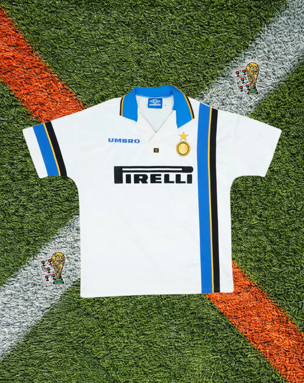 Inter Milan 1997-1998 Away Jersey – Ronaldo #10 - "Pirelli" Edition