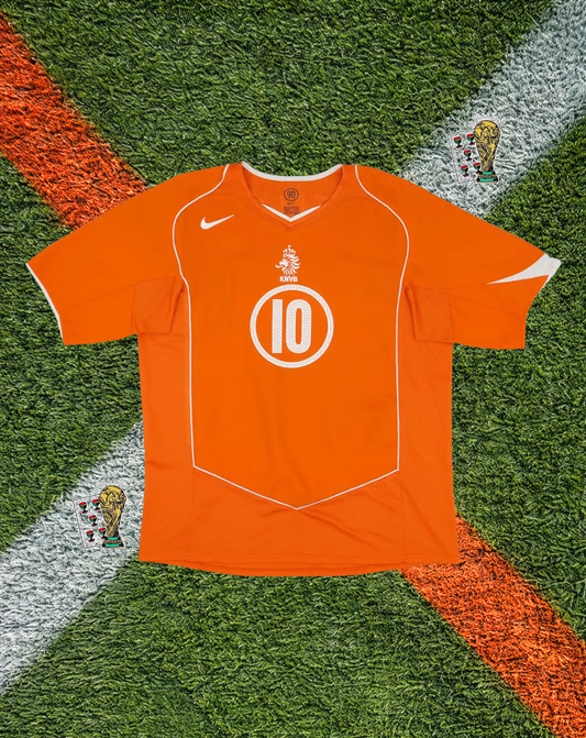 Netherlands 2004 Home Jersey – V. Nistelrooy #10 – Classic Oranje Era