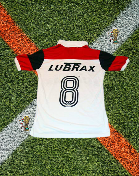 CR Flamengo 1987-1992 Away Jersey – Adidas "Lubrax" #8 Edition