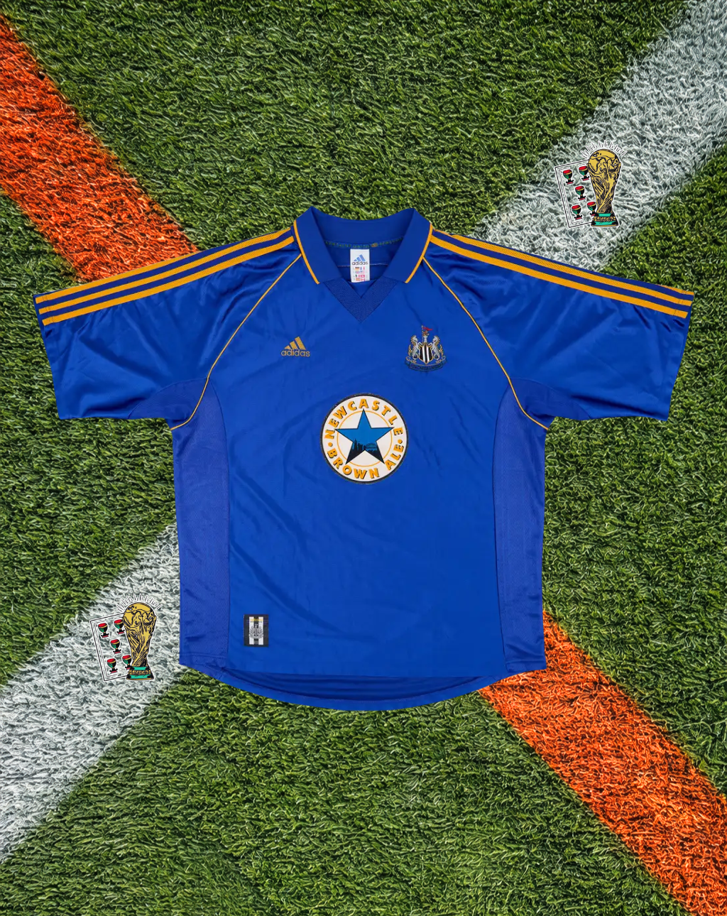 Newcastle United 1998-1999 Away Jersey – SHEARER #9- "Royal Blue & Converse SponsOR