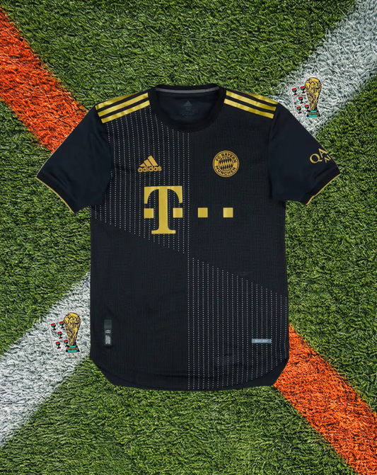 FC Bayern Munich 2021-22 Away Jersey – Musiala #42 – "Black & Gold" Edition