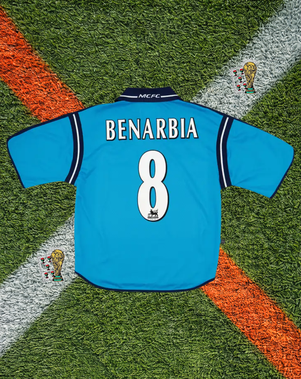 Manchester City 2002-03 Home Jersey – Benarbia #8 – Le Coq Sportif Maine Road Finale