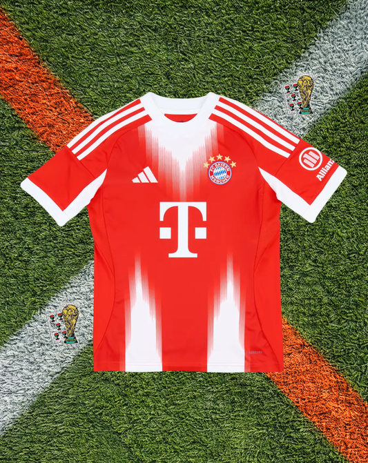 FC Bayern Munich 2025-26 Home Jersey – Kane #9 – Adidas "Mia San Mia" Red Edition