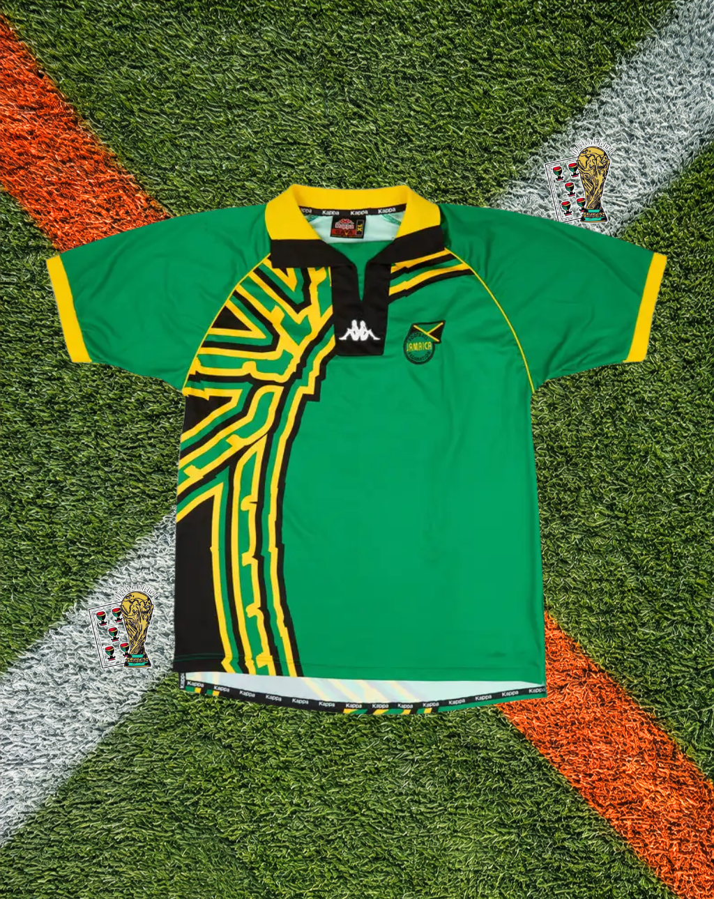 Jamaica 1998 Away Vintage World Cup Jersey – Rare Reggae Boyz Kit from Historic Debut on Football’s Biggest Stage