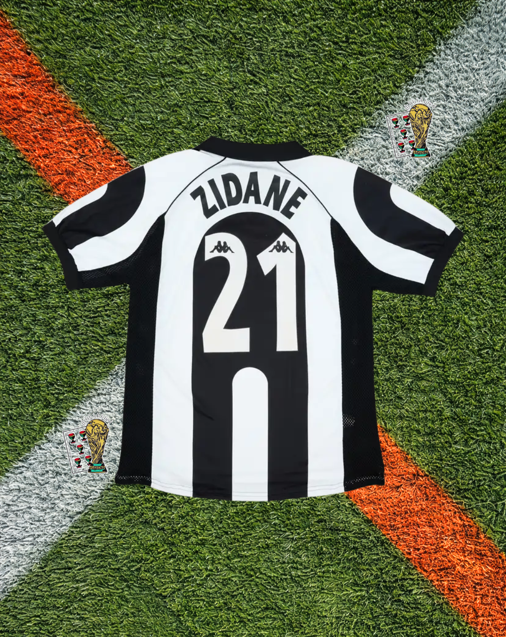 Juventus 1997–98 “Centenario” Home Jersey – Zidane #21-  Sony MiniDisc Era Classic