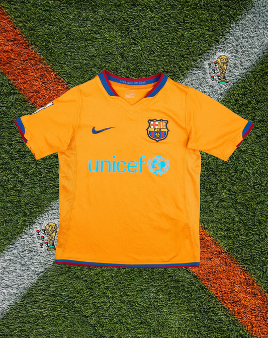 FC Barcelona 2007–08 Home Messi #19 – Nike Blaugrana Classic Football Shirt UNICEF Vintage (Copy)