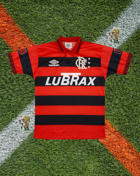 CR Flamengo 1987-1992 Home Jersey – Adidas "Lubrax" Classic Edition