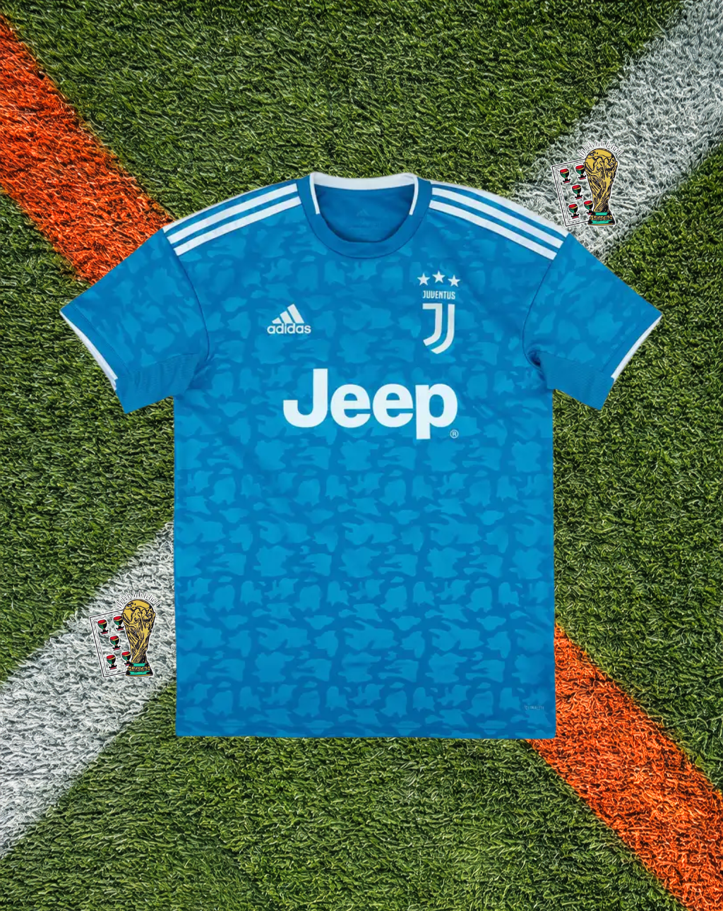 Juventus 2019–20 Away Jersey – De Ligt #4 - Jeep White & Solar Red Adidas Kit