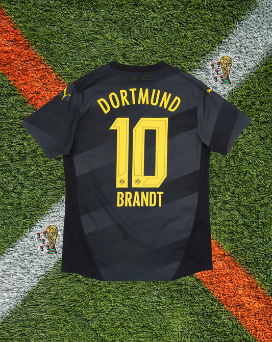 Borussia Dortmund 2024-2025 Away Jersey – "United by Passion" Brandt #10 Edition
