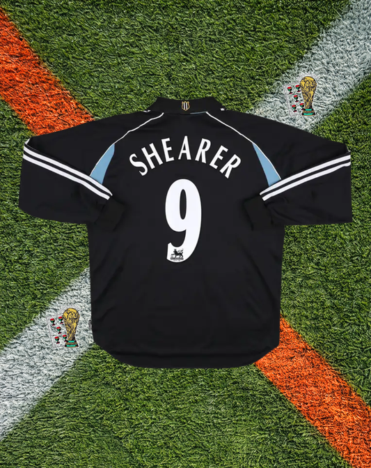 Newcastle United 2000-2001 Away Jersey – SHEARER #9- "NTL Sponsor" Long Sleeve Edition
