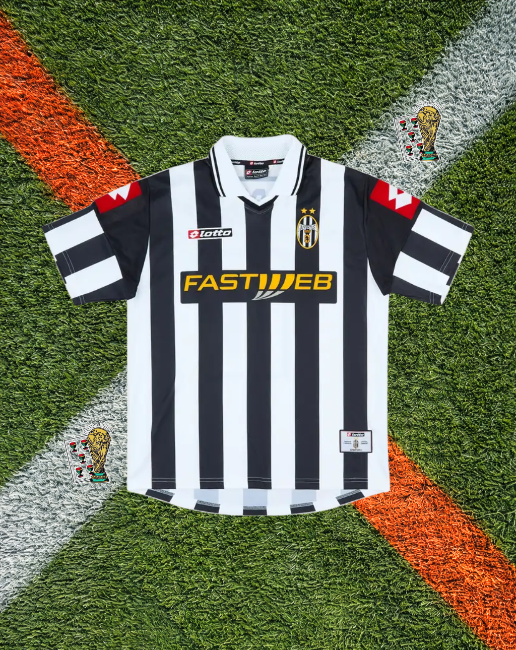 Juventus 2001–02 Home Jersey –Del Piero #10- Classic Fastweb Era