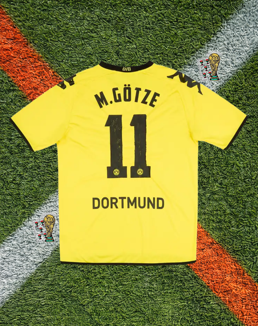 Borussia Dortmund 2011-2012 European Home Jersey – M. Götze #11- Kappa "Champions League" Edition