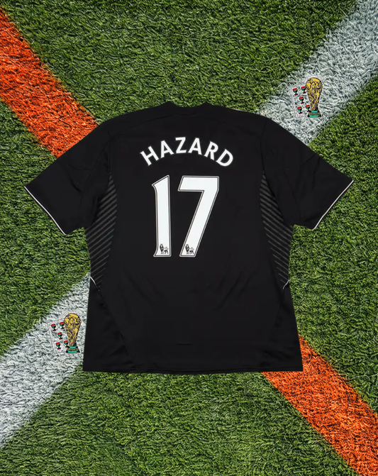 Chelsea 2013–14 Third Jersey – Hazard #17 – Adidas Black Samsung Edition