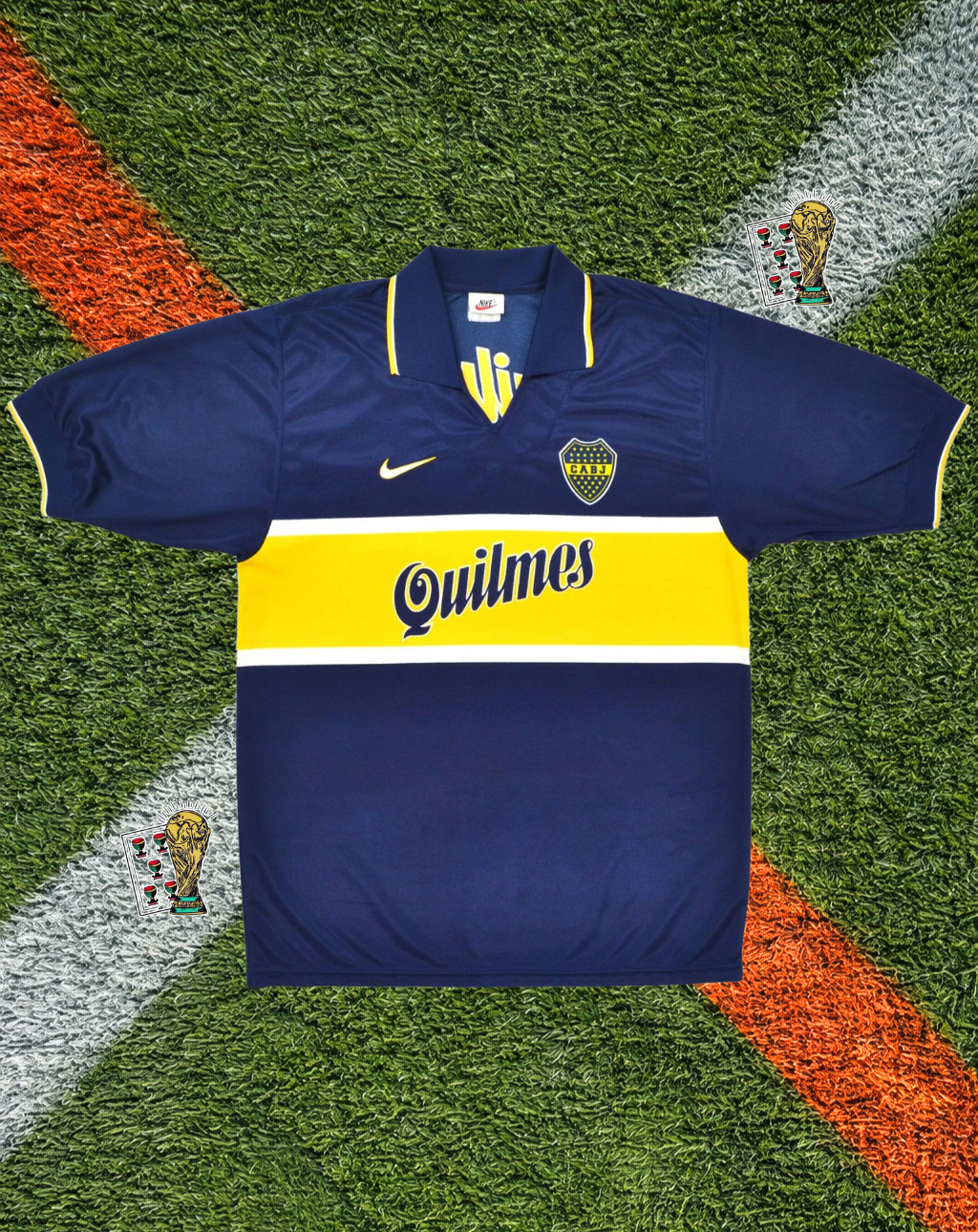 Boca Juniors 1996–1998 Home Jersey – Classic La Bombonera Edition