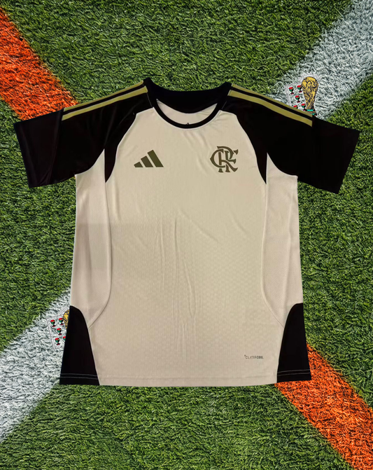 CR Flamengo 2026-2027 Training Jersey – Adidas "Sand & Crimson" Edition