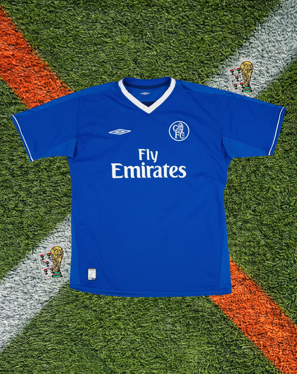 Chelsea Classic Football Shirt 2003–2005 Home Jersey – John Terry #26 – Umbro Blue Fly Emirates