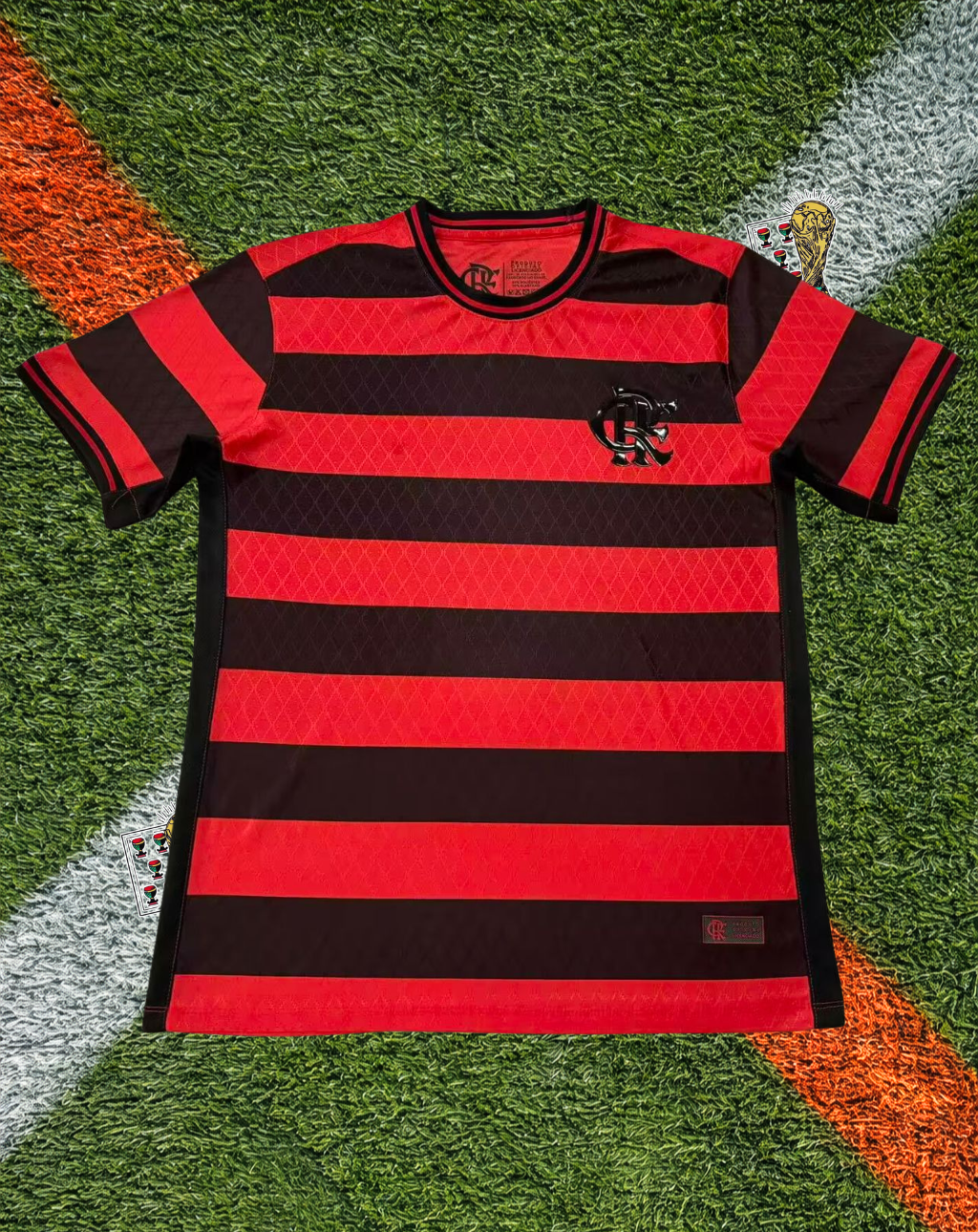 Flamengo 26/27 Fan Concept Striped Jersey  - "The Textured Mantle"