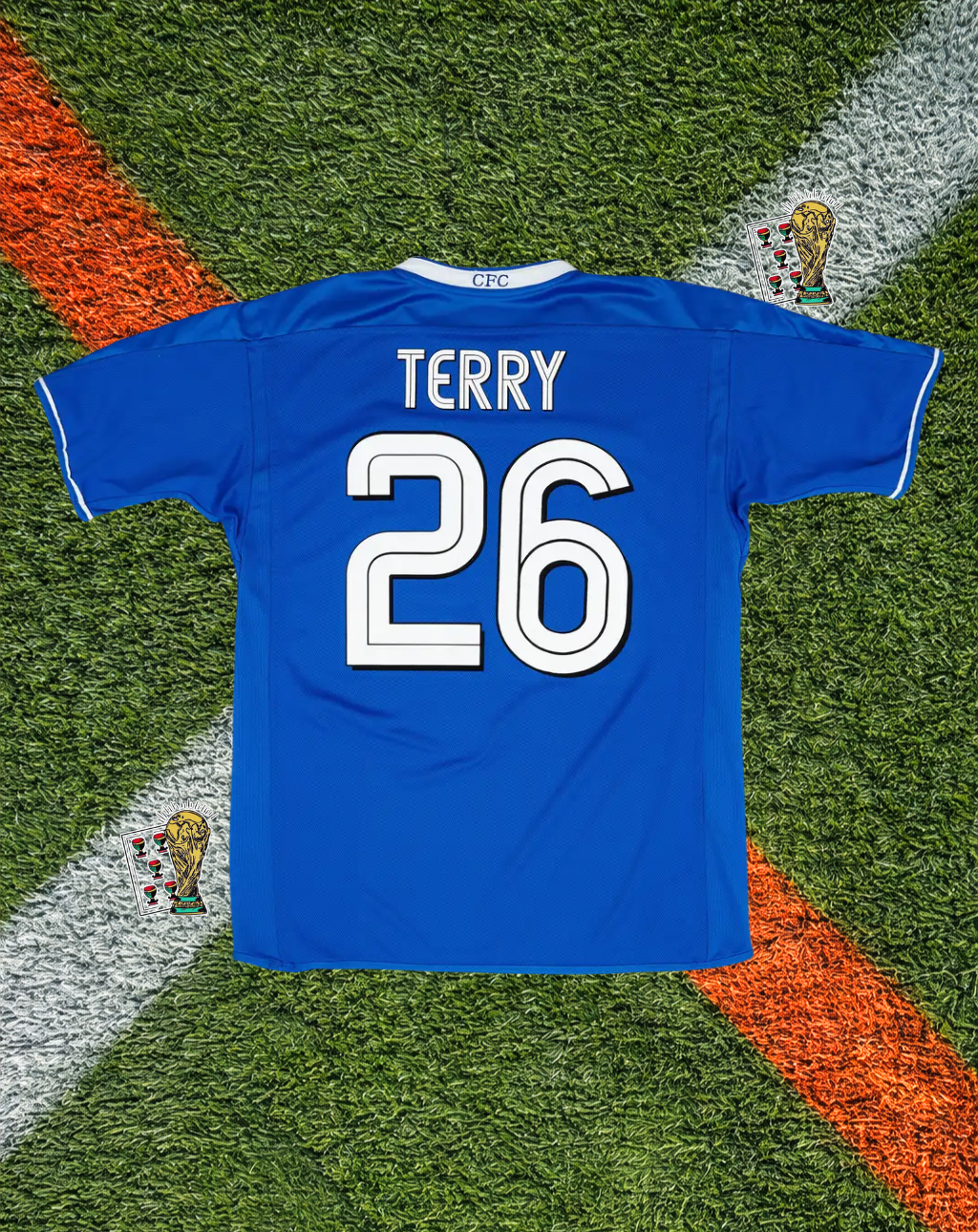 Chelsea Classic Football Shirt 2003–2005 Home Jersey – John Terry #26 – Umbro Blue Fly Emirates