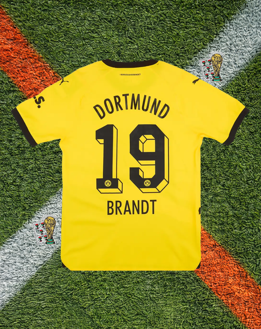 Borussia Dortmund 2023-2024 Home Jersey – Brandt #19 - "Signal Iduna Park"Edition