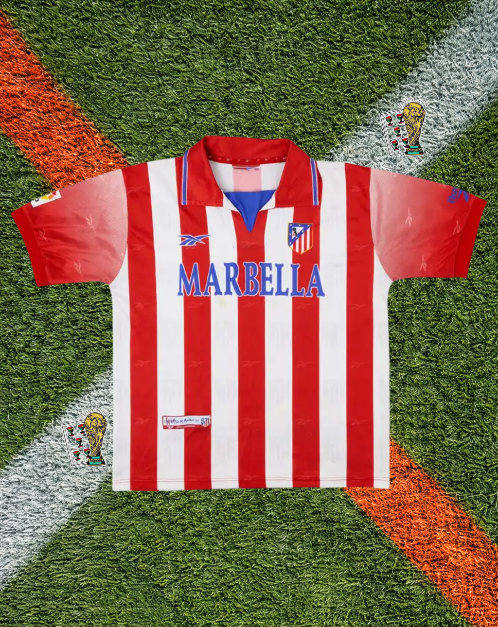 Atlético Madrid 1998-1999 Home Jersey – Reebok "Marbella" Edition