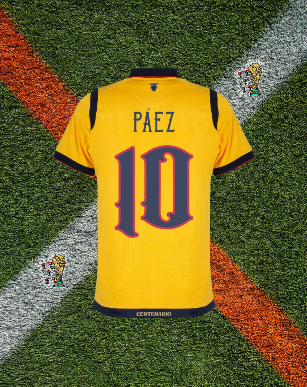 Ecuador 2026 Centenary Home Jersey – PAEZ #10 – FEF 100th Anniversary Edition