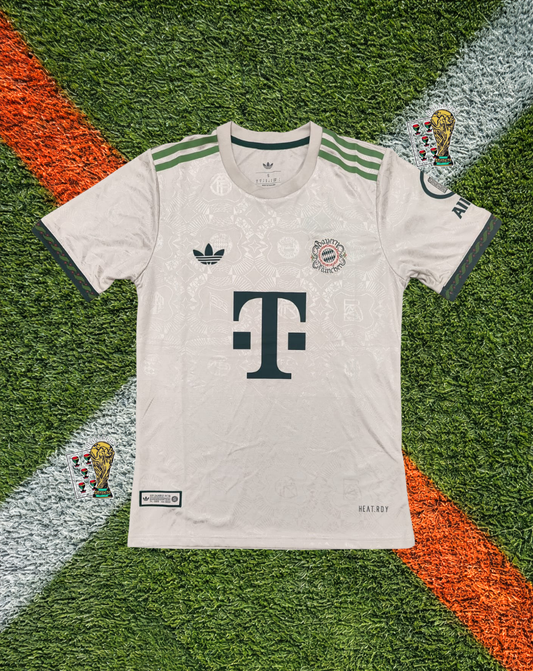 FC Bayern Munich 2025-26 Wiesn Jersey – Special Edition – Beige & Sage Green