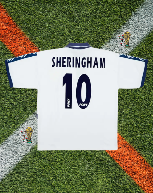 Tottenham Hotspur 1995-1997 Home Jersey – Sheringham #10- Pony Edition